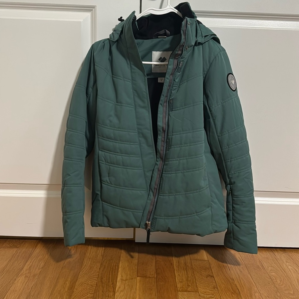 Obermeyer ski jacket dusty green